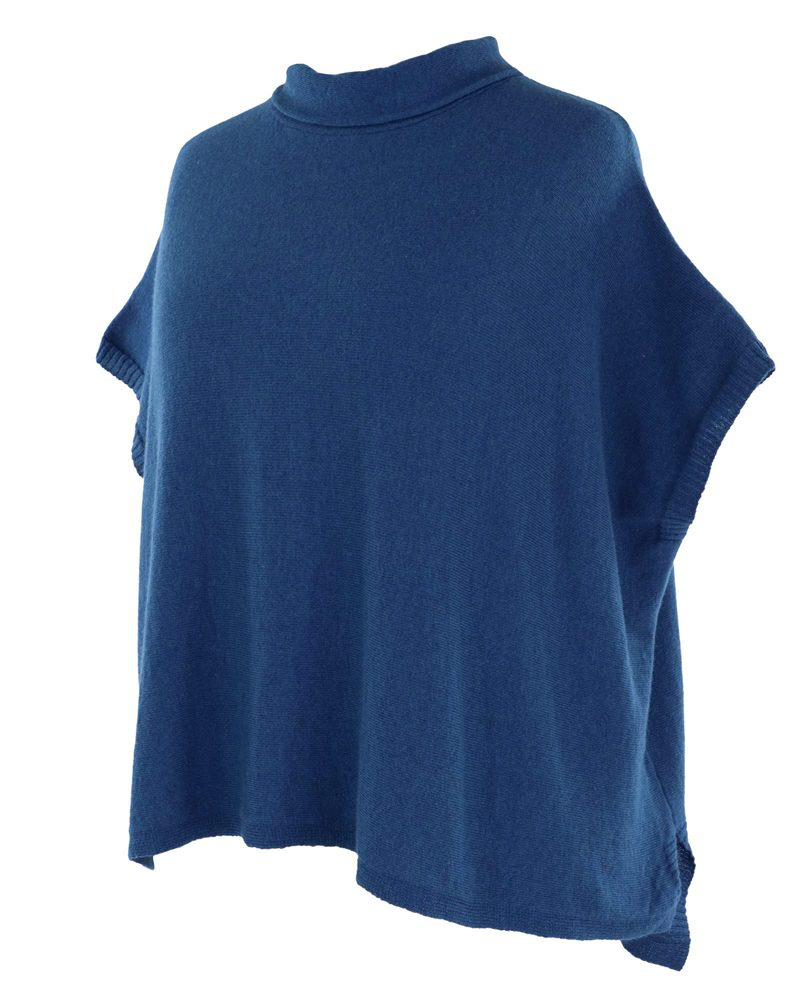 French Navy Cashmere Blend Tunic - The Nancy Smillie Shop - Art, Jewellery & Designer Gifts Glasgow