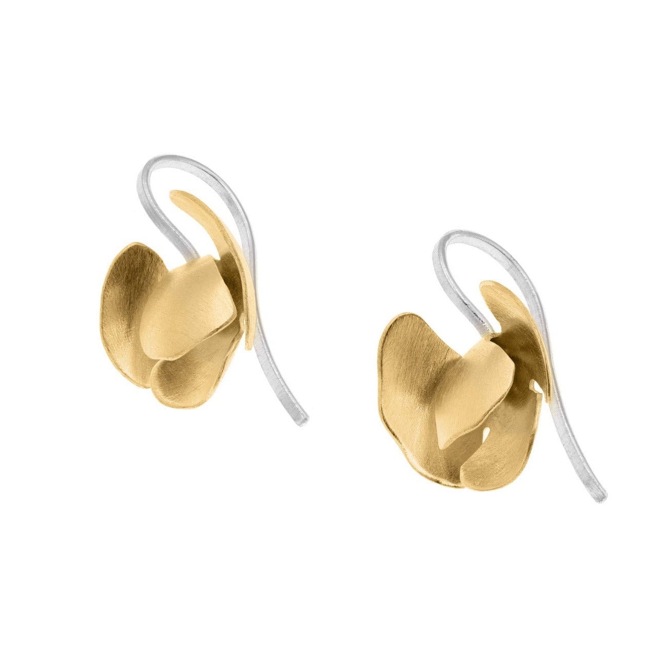 gold orchid earrings - The Nancy Smillie Shop - Art, Jewellery & Designer Gifts Glasgow
