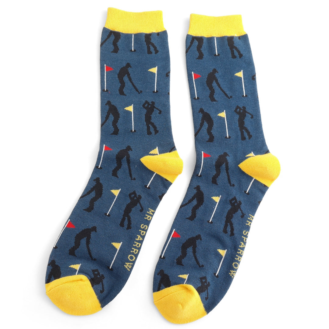 golfers Navy socks