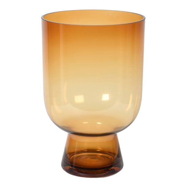 Gradient Amber Glass Vase - The Nancy Smillie Shop - Art, Jewellery & Designer Gifts Glasgow