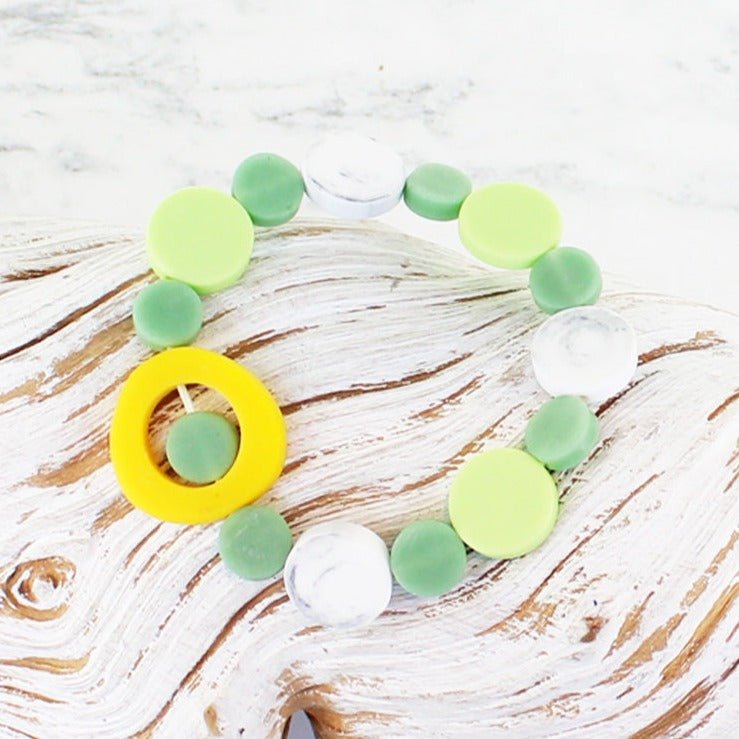 Green Resin Bracelet - The Nancy Smillie Shop - Art, Jewellery & Designer Gifts Glasgow