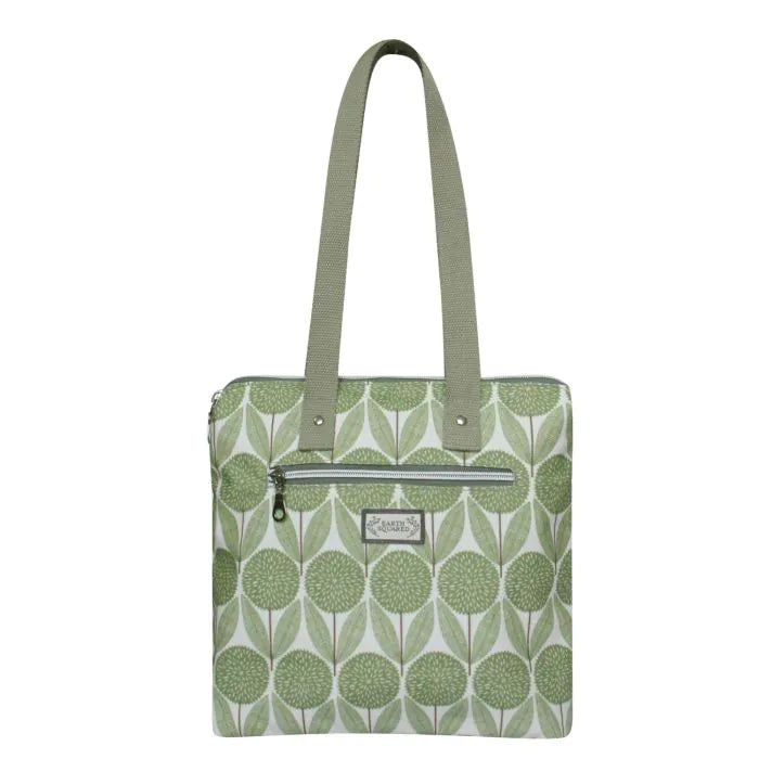 green flower backpack tote bag | The Nancy Smillie Shop - Art, Jewellery & Designer Gifts Glasgow Scotland