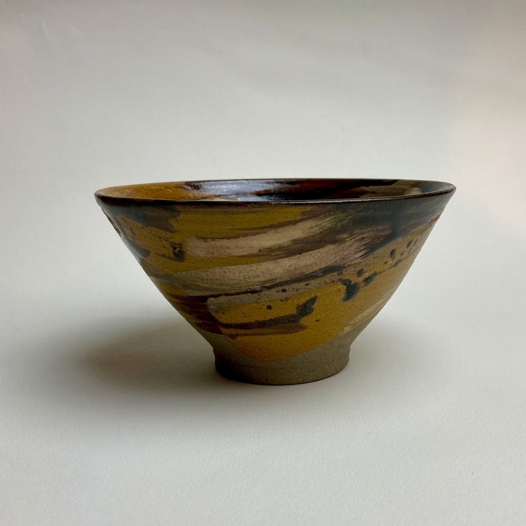 Hand Thrown Bowl With Blue and Gold - The Nancy Smillie Shop - Art, Jewellery & Designer Gifts Glasgow