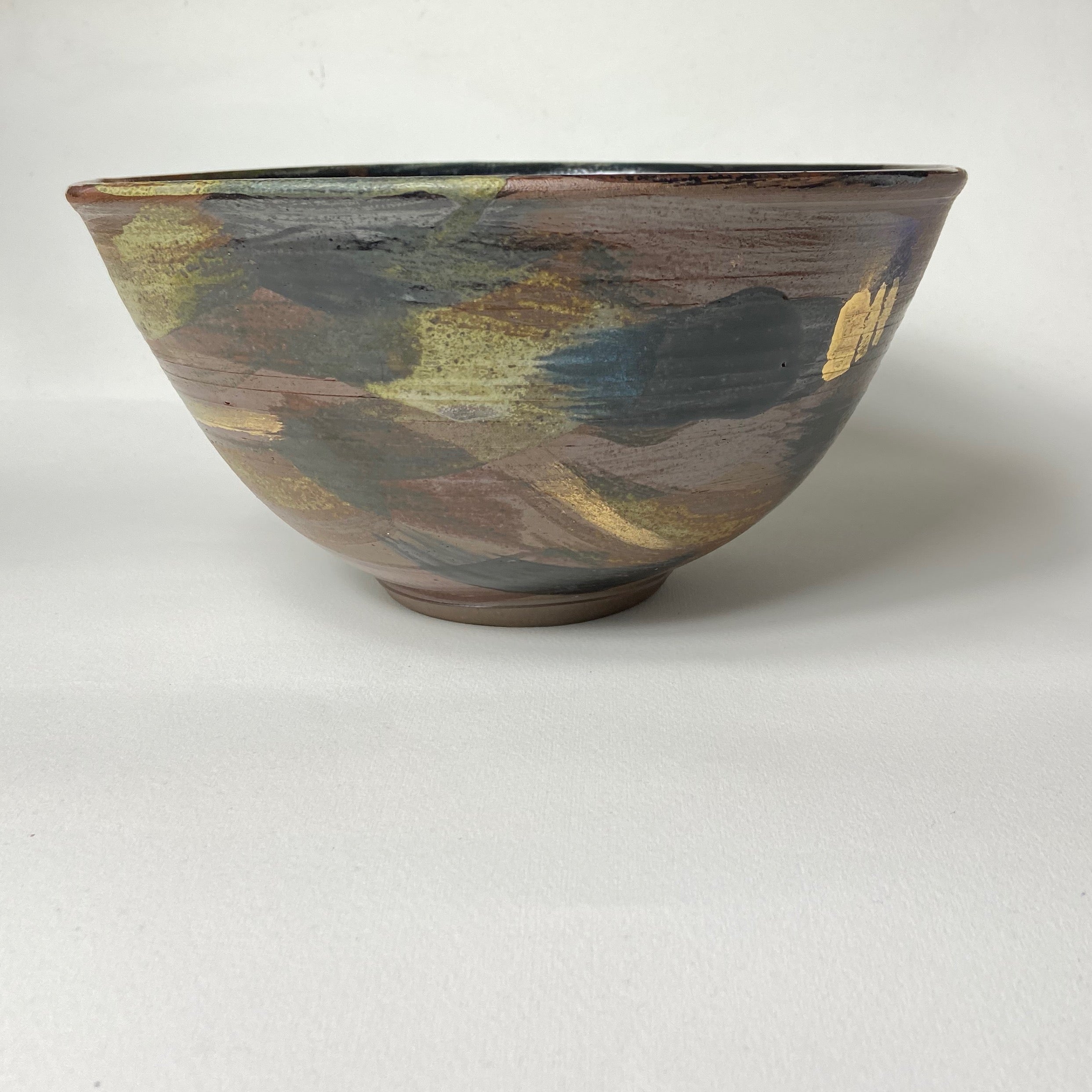 Hand Thrown Bowl With Gold - The Nancy Smillie Shop - Art, Jewellery & Designer Gifts Glasgow