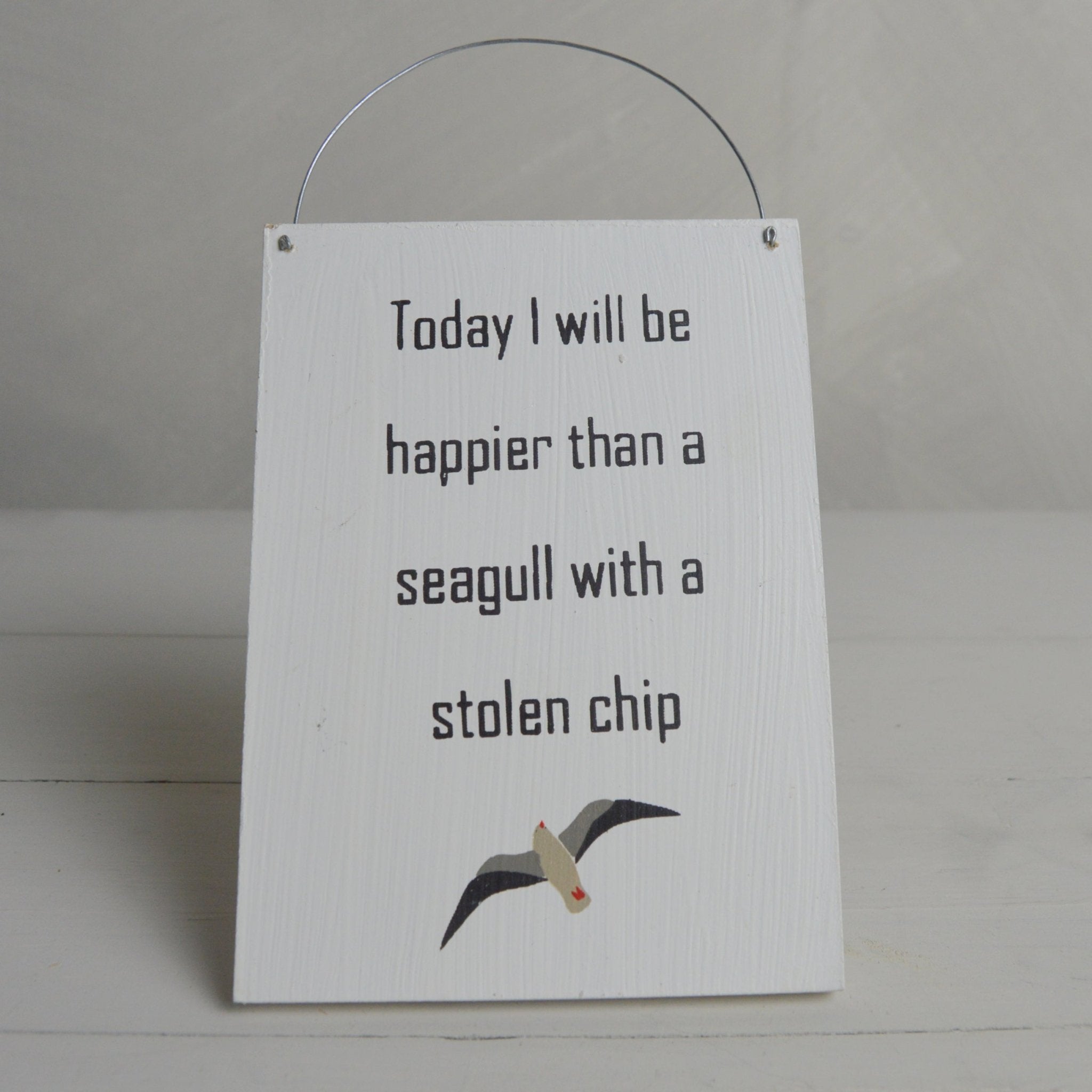 Happier Than a Seagull With a Stolen Chip Decoration - The Nancy Smillie Shop - Art, Jewellery & Designer Gifts Glasgow