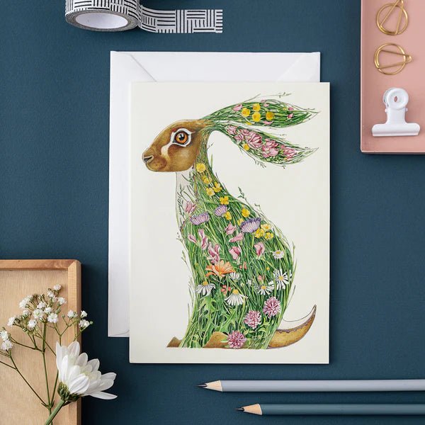 Hare in a Meadow - The Nancy Smillie Shop - Art, Jewellery & Designer Gifts Glasgow