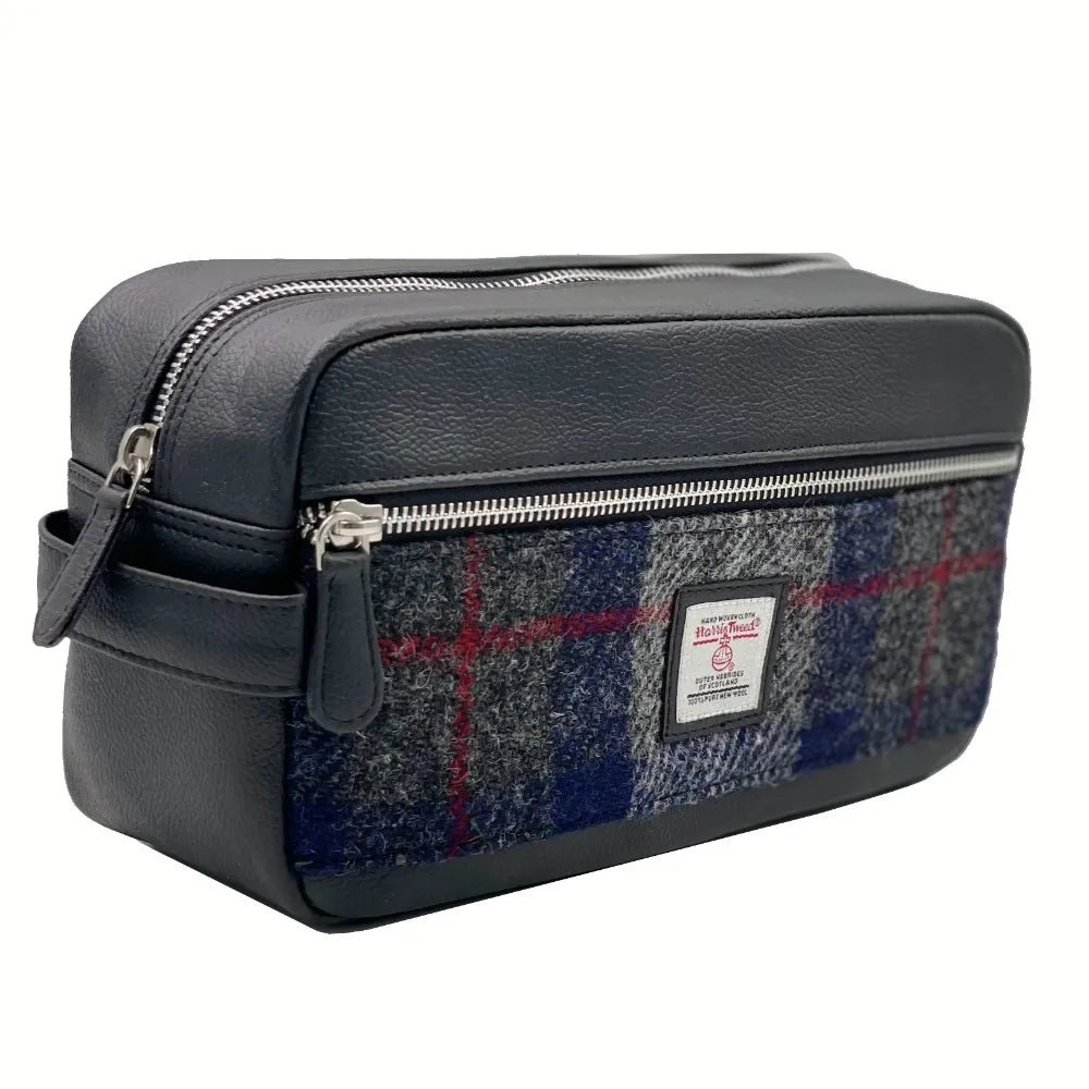 Harris Tweed Wash Bag - The Nancy Smillie Shop - Art, Jewellery & Designer Gifts Glasgow