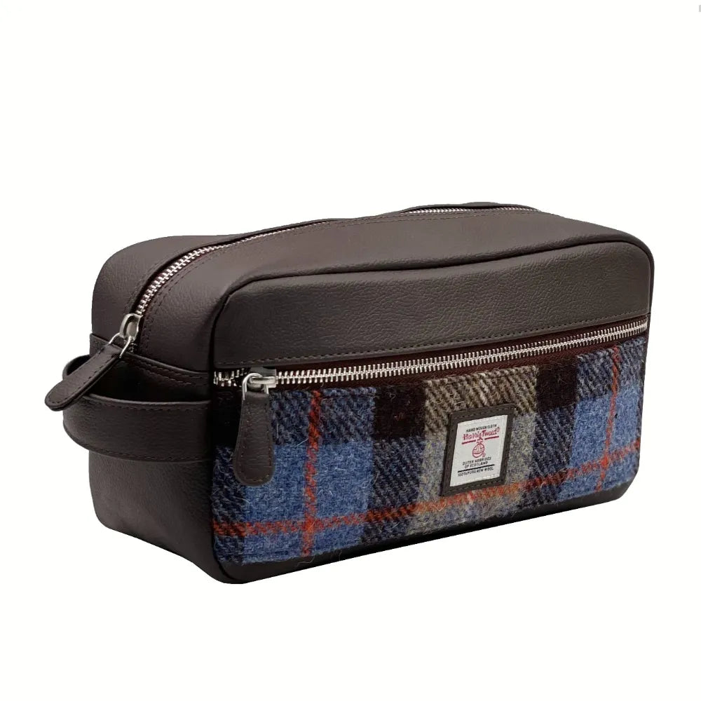 Harris Tweed Wash Bag - The Nancy Smillie Shop - Art, Jewellery & Designer Gifts Glasgow