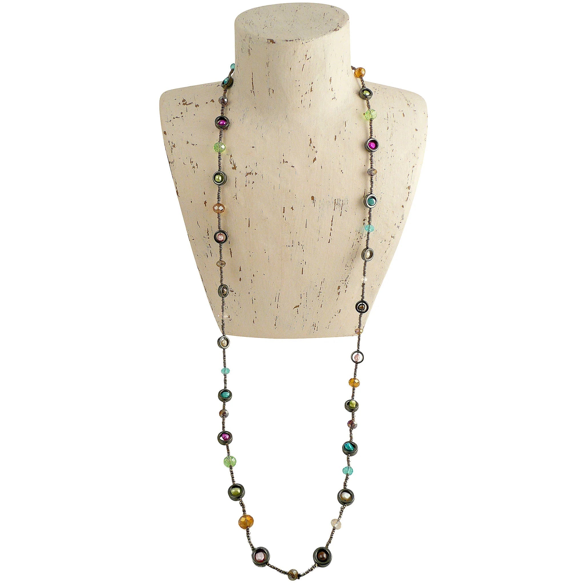 Hematite Rainbow Necklace - The Nancy Smillie Shop - Art, Jewellery & Designer Gifts Glasgow