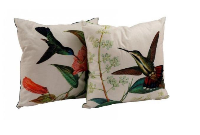 Humming bird cushion