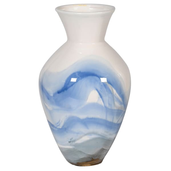 Large Blue Waves Vase - The Nancy Smillie Shop - Art, Jewellery & Designer Gifts Glasgow