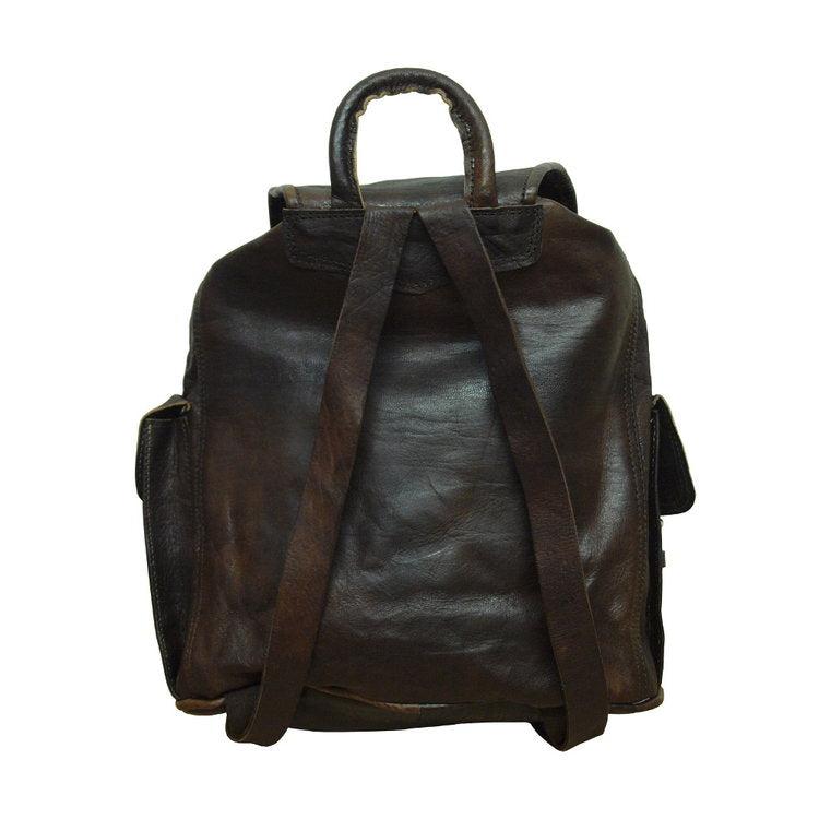 Large Dark Brown Leather Rucksack - The Nancy Smillie Shop - Art, Jewellery & Designer Gifts Glasgow