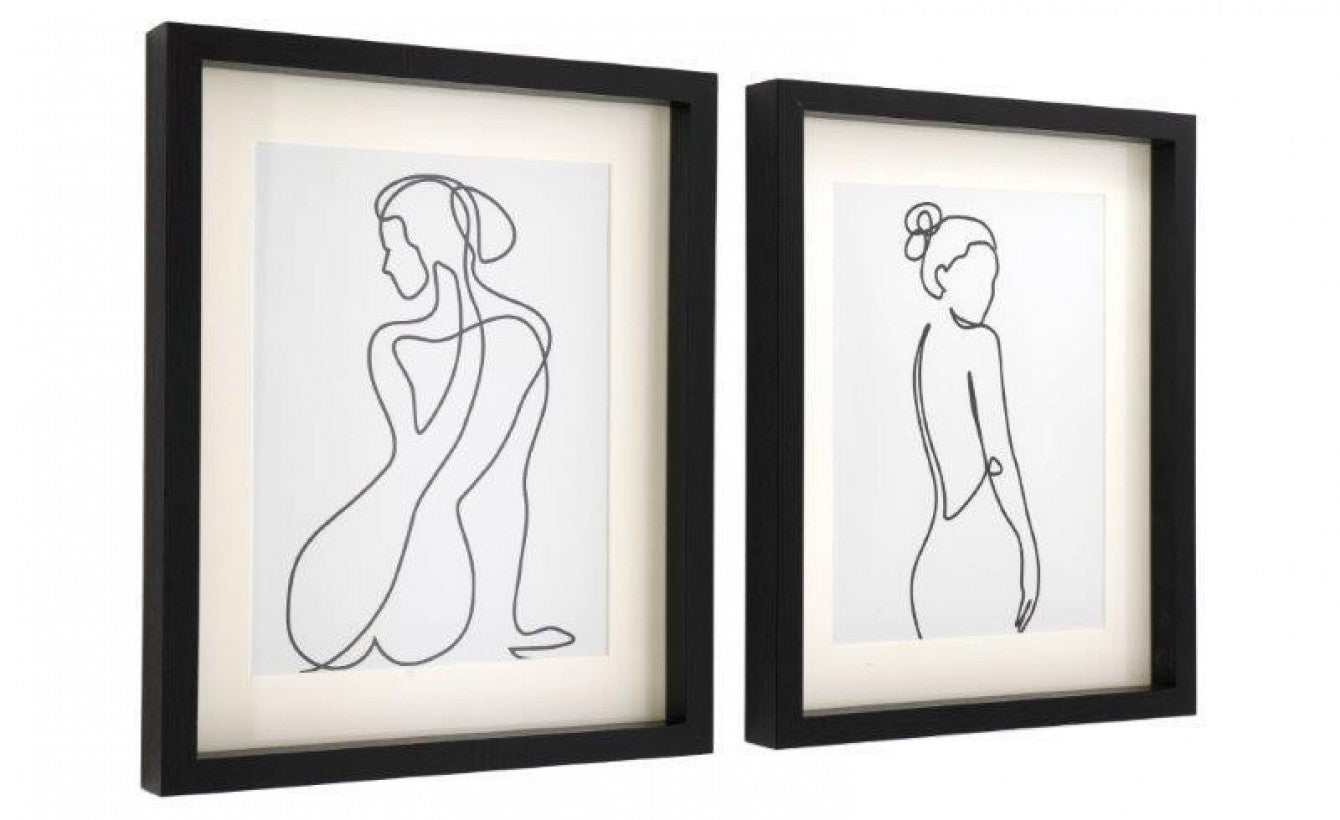 Large Woman In Frame Print - The Nancy Smillie Shop - Art, Jewellery & Designer Gifts Glasgow