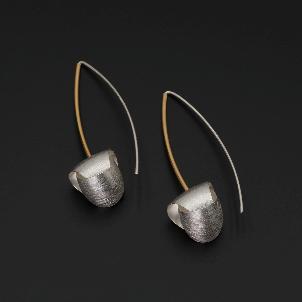 Long Silver Drop Earrings - The Nancy Smillie Shop - Art, Jewellery & Designer Gifts Glasgow