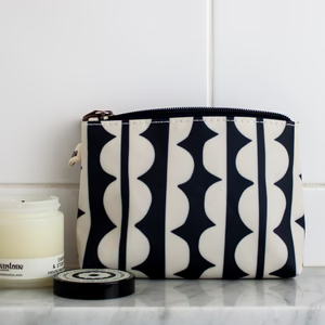 Scallop Make Up Bag | The Nancy Smillie Shop - Art, Jewellery & Designer Gifts Glasgow Scotland