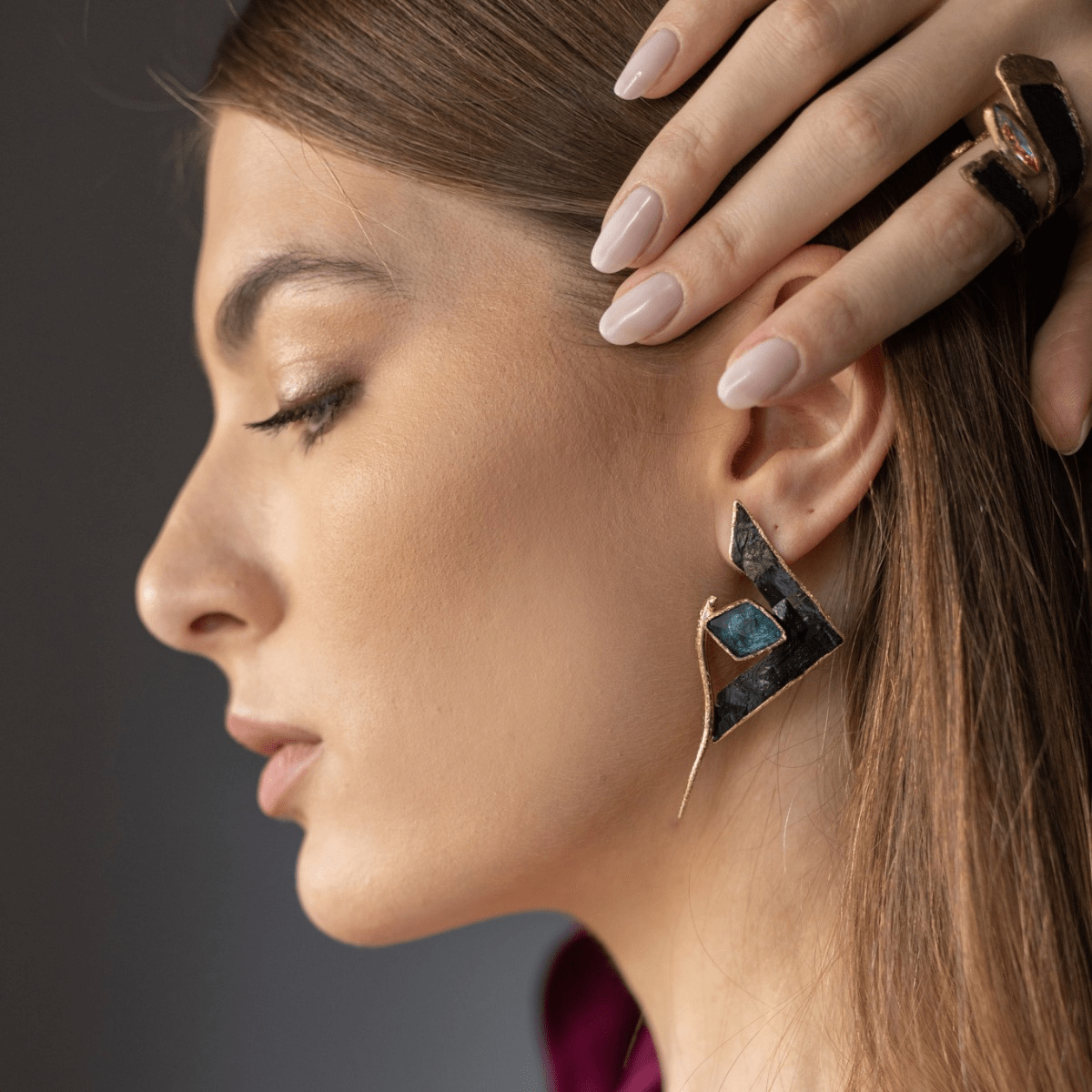 Mata Earrings - The Nancy Smillie Shop - Art, Jewellery & Designer Gifts Glasgow