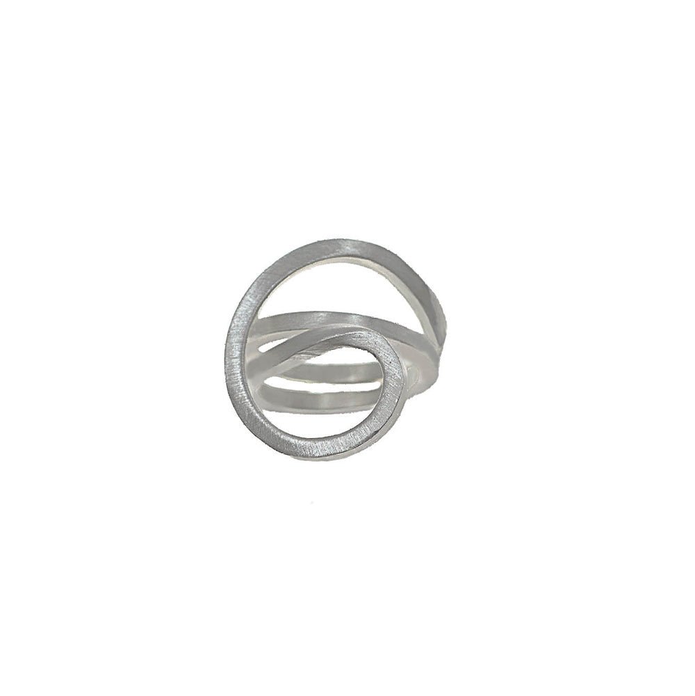 Matt Silver Tangle Ring - The Nancy Smillie Shop - Art, Jewellery & Designer Gifts Glasgow