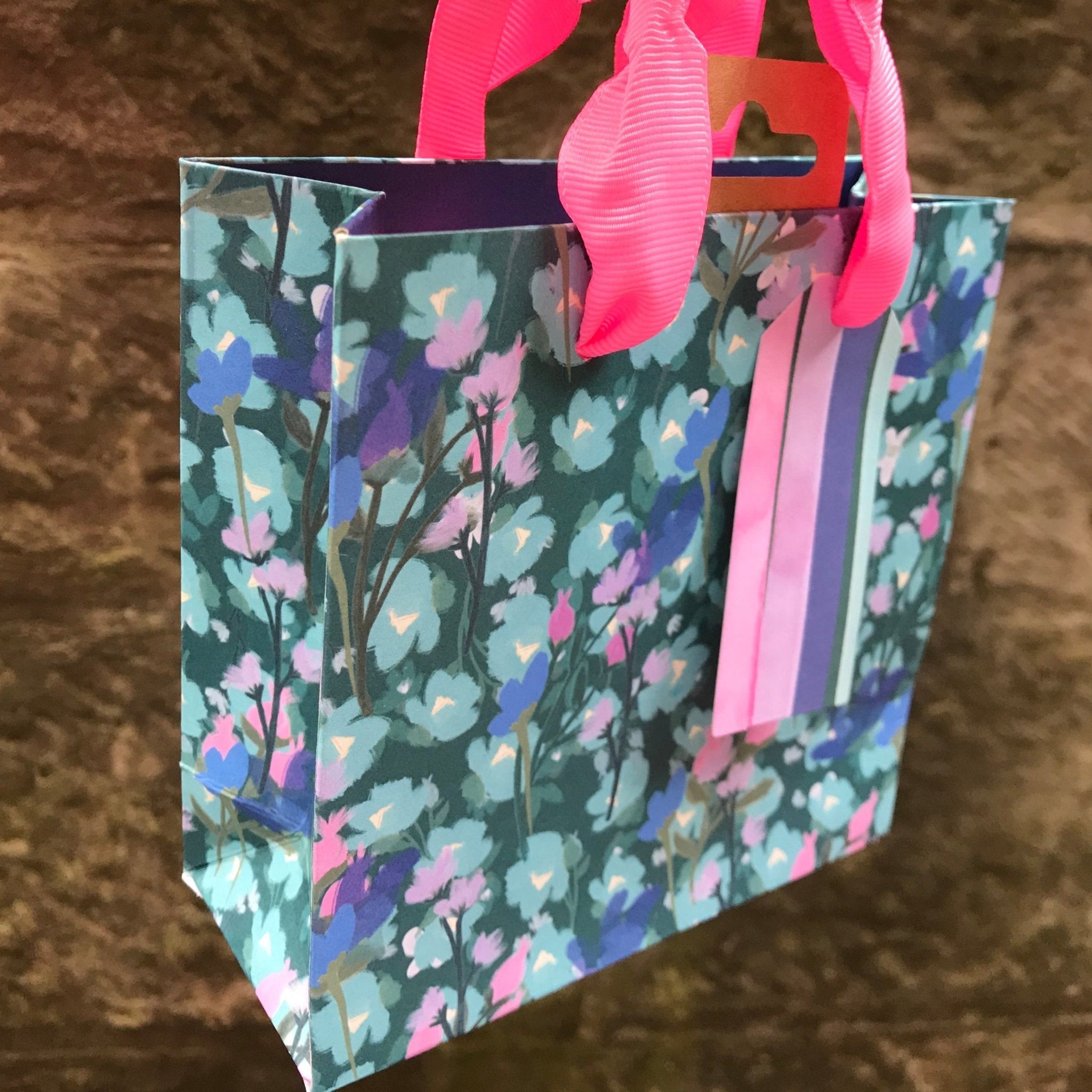 Meadow Small Gift Bag - The Nancy Smillie Shop - Art, Jewellery & Designer Gifts Glasgow