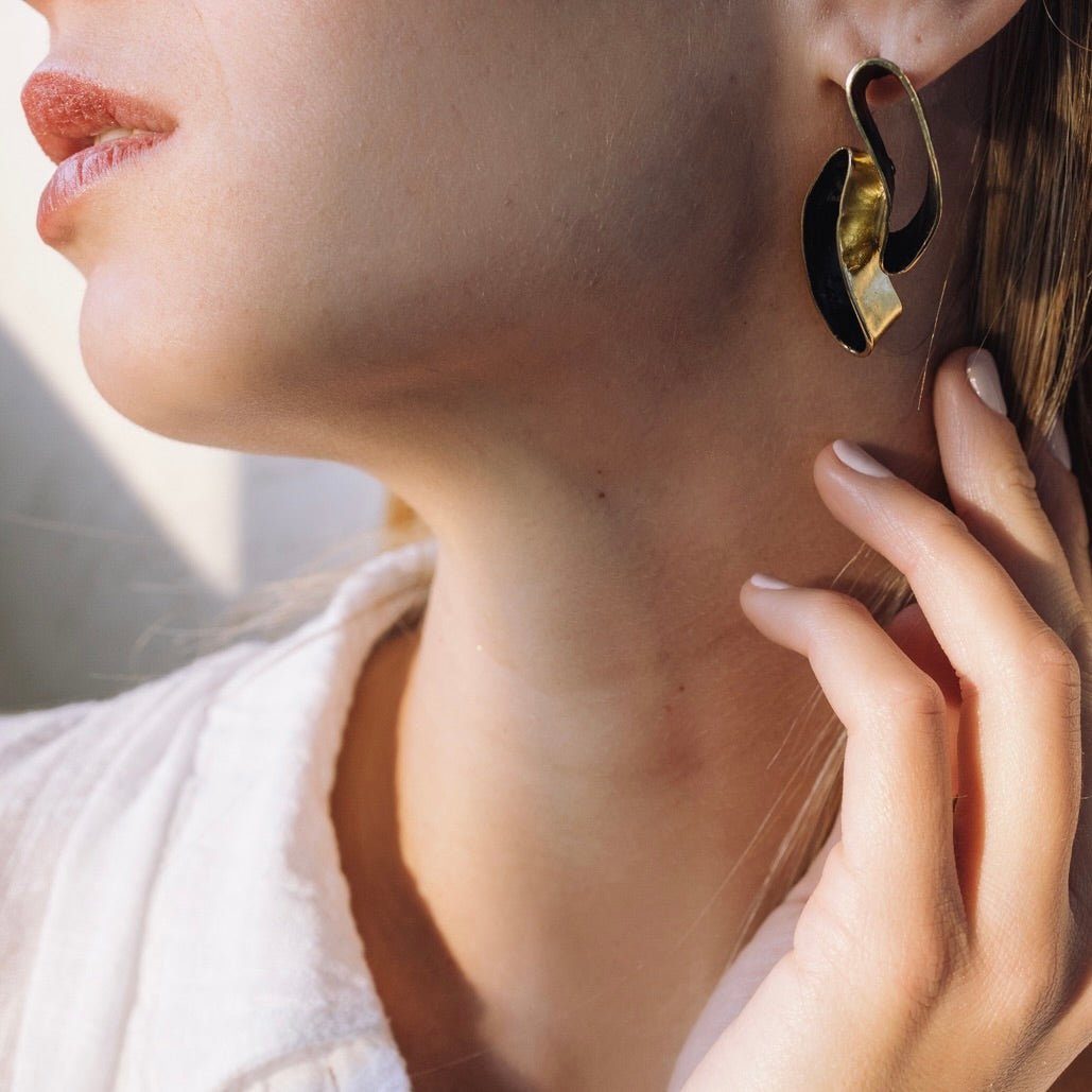 Moby Earrings - The Nancy Smillie Shop - Art, Jewellery & Designer Gifts Glasgow