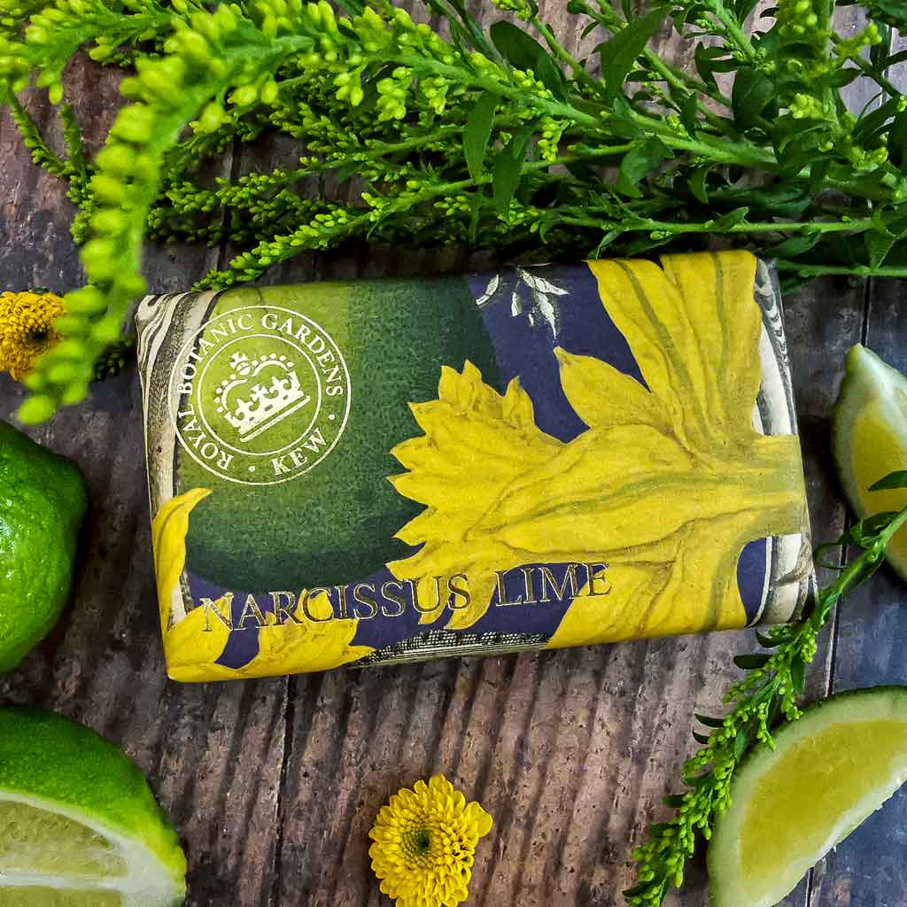Narcissus & Lime Soap - The Nancy Smillie Shop - Art, Jewellery & Designer Gifts Glasgow