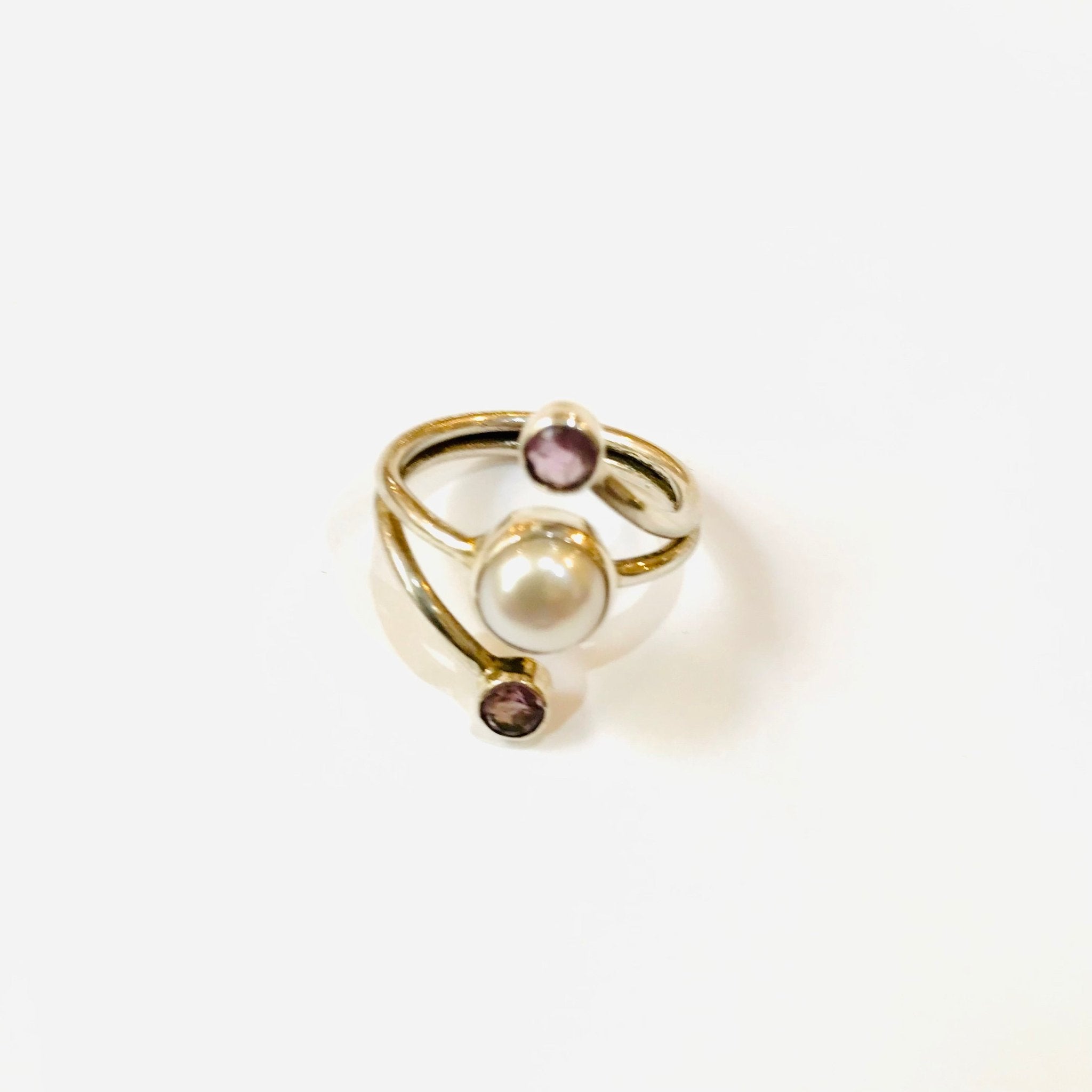 Pearl & Amethyst Ring - The Nancy Smillie Shop - Art, Jewellery & Designer Gifts Glasgow