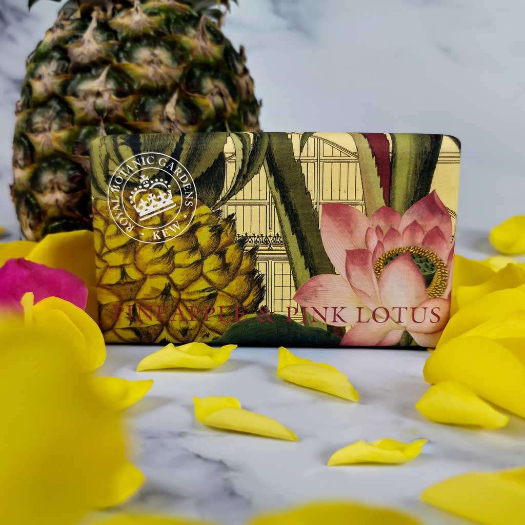Pineapple & Pink Lotus Soap - The Nancy Smillie Shop - Art, Jewellery & Designer Gifts Glasgow
