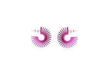 Pink Mini Hoops - The Nancy Smillie Shop - Art, Jewellery & Designer Gifts Glasgow