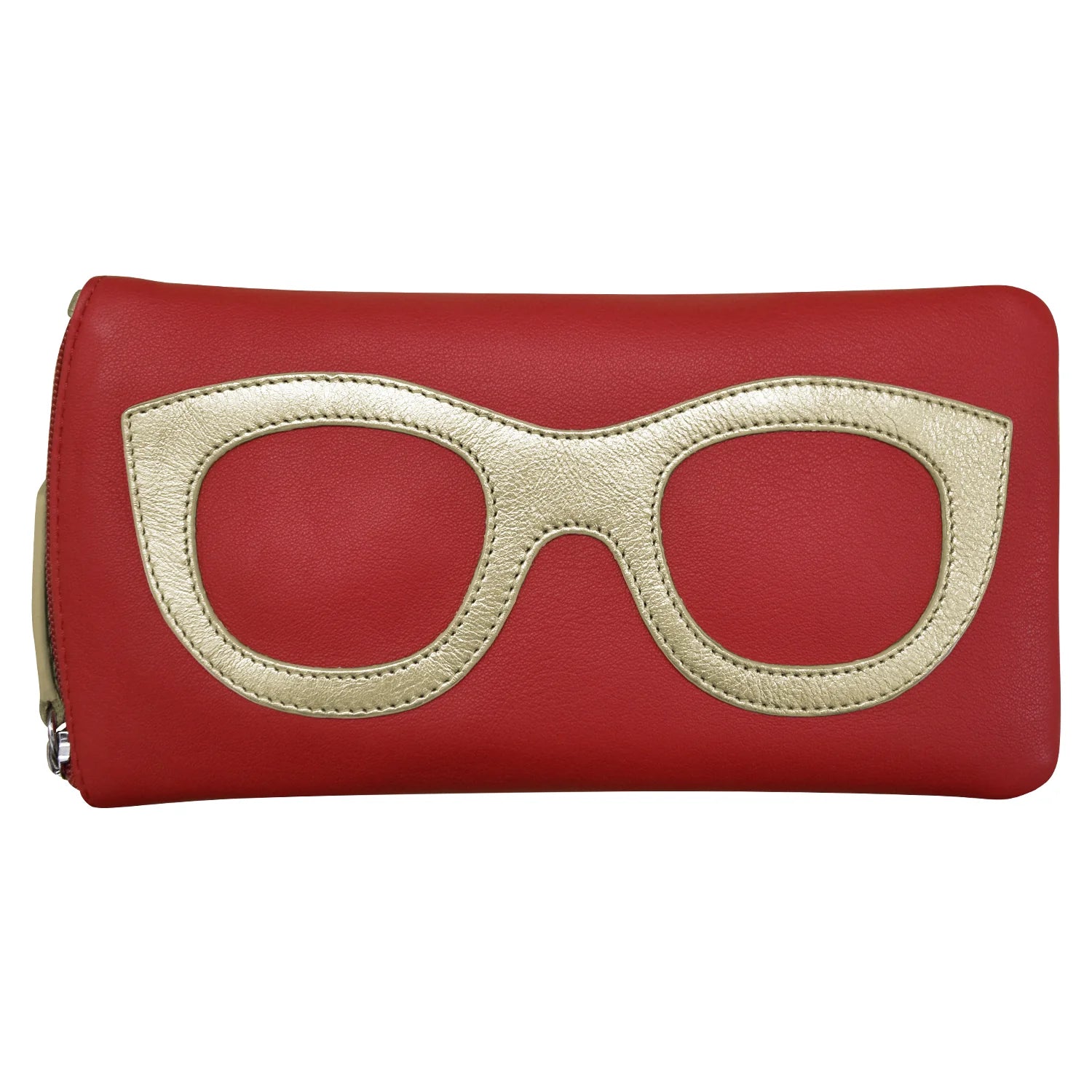 Red & Gold Glasses Case - The Nancy Smillie Shop - Art, Jewellery & Designer Gifts Glasgow