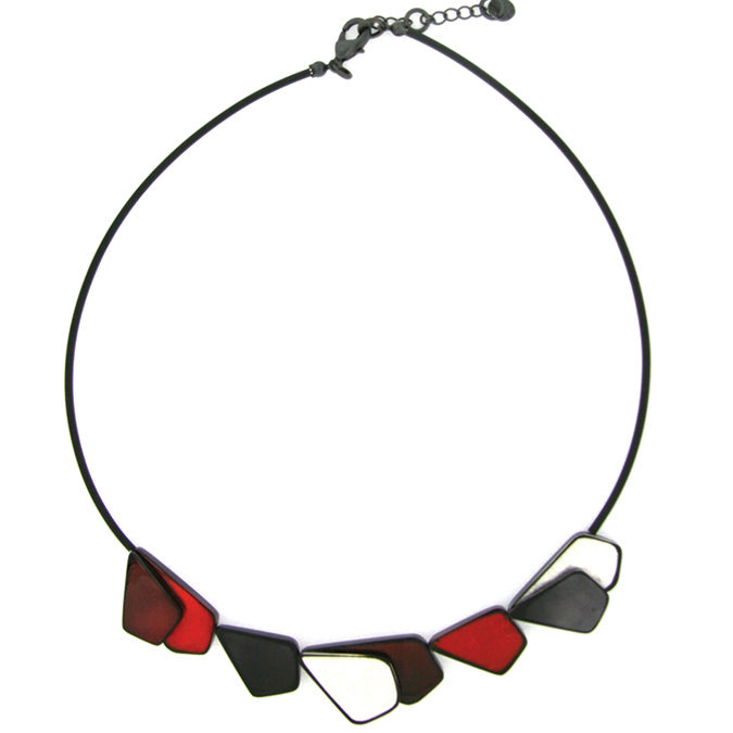 Red Resin Necklace - The Nancy Smillie Shop - Art, Jewellery & Designer Gifts Glasgow