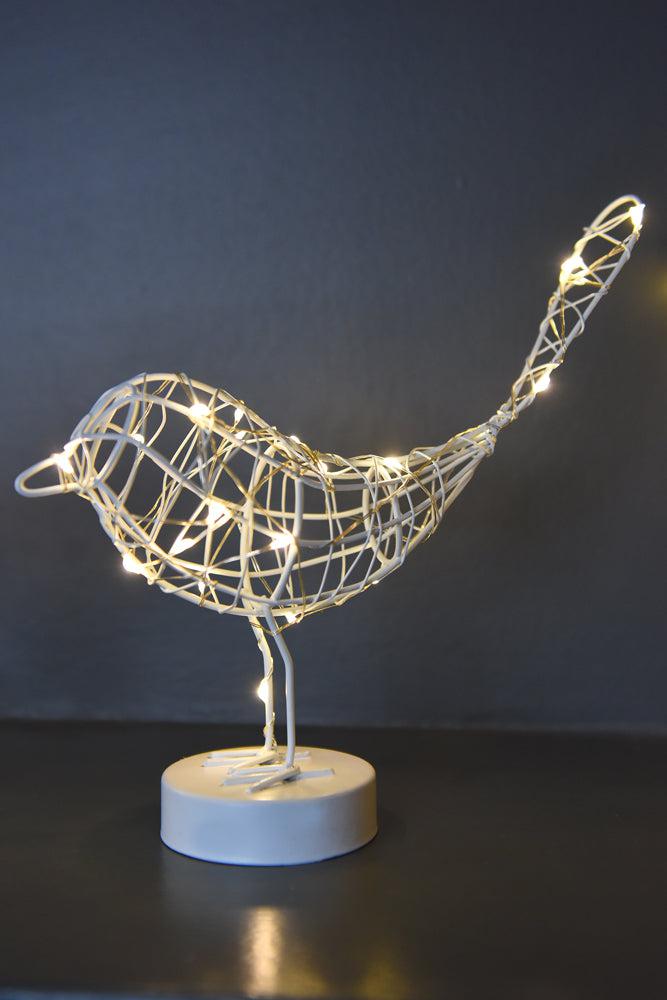 Robin Light in White - The Nancy Smillie Shop - Art, Jewellery & Designer Gifts Glasgow