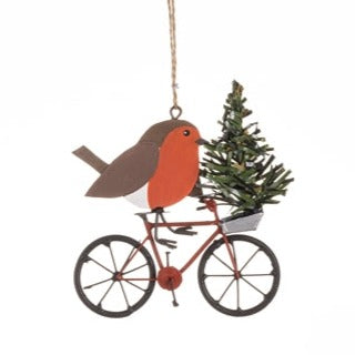 Robin On A Bike - The Nancy Smillie Shop - Art, Jewellery & Designer Gifts Glasgow