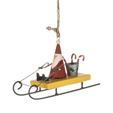 Santa on Sledge - The Nancy Smillie Shop - Art, Jewellery & Designer Gifts Glasgow