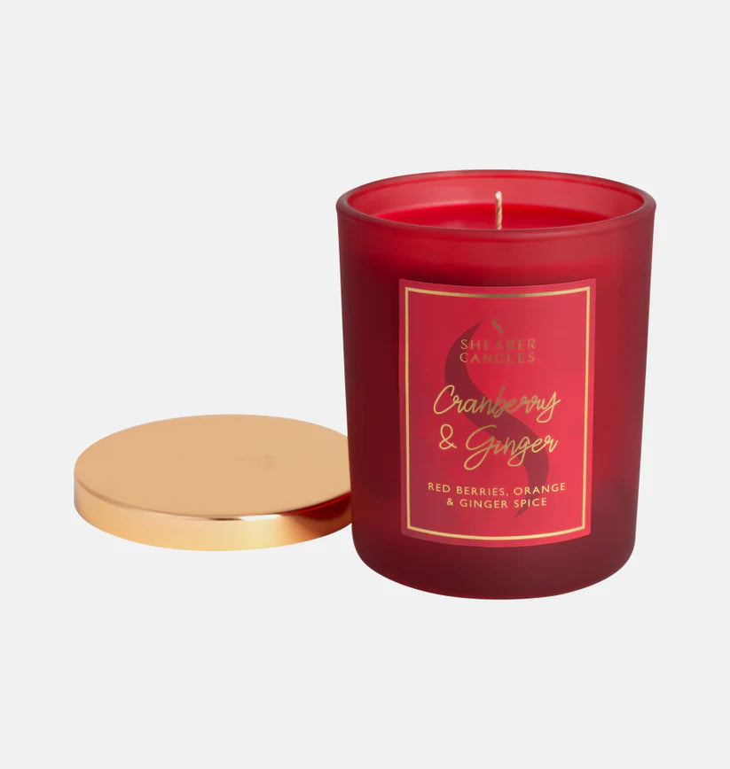 Cranberry and Ginger Jar Candle | The Nancy Smillie Shop - Art, Jewellery & Designer Gifts Glasgow Scotland