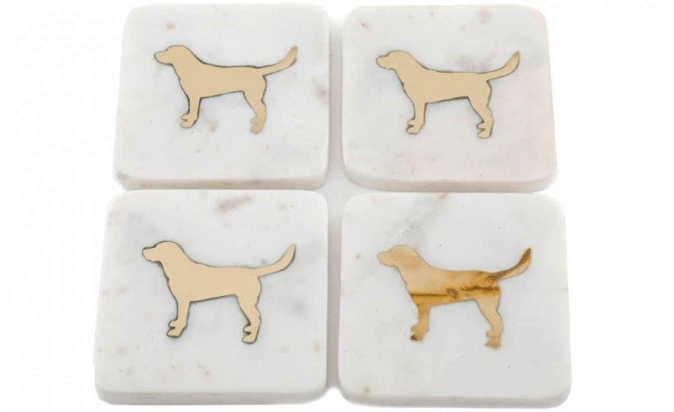Set Of Four Dog Coasters - The Nancy Smillie Shop - Art, Jewellery & Designer Gifts Glasgow