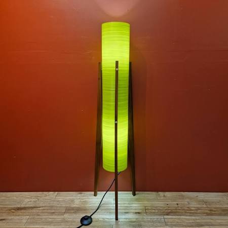 Turquoise Floor standing Rocket Lamp