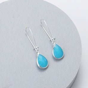 Silver Drop Earrings - The Nancy Smillie Shop - Art, Jewellery & Designer Gifts Glasgow