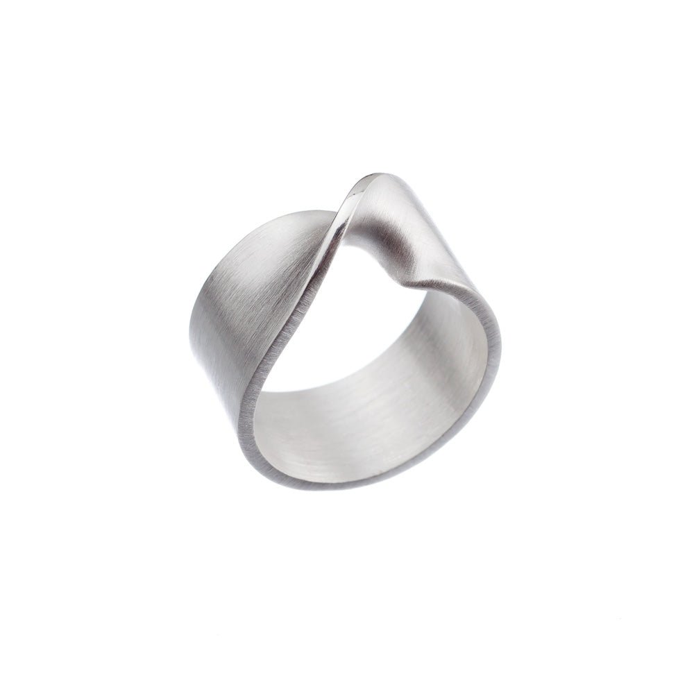 Silver Notched Ring - The Nancy Smillie Shop - Art, Jewellery & Designer Gifts Glasgow