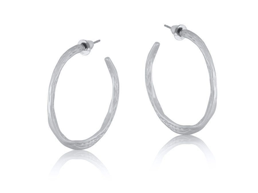 Silver Valentina Hoops - The Nancy Smillie Shop - Art, Jewellery & Designer Gifts Glasgow