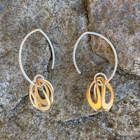 Small Cage Drop Earrings - The Nancy Smillie Shop - Art, Jewellery & Designer Gifts Glasgow