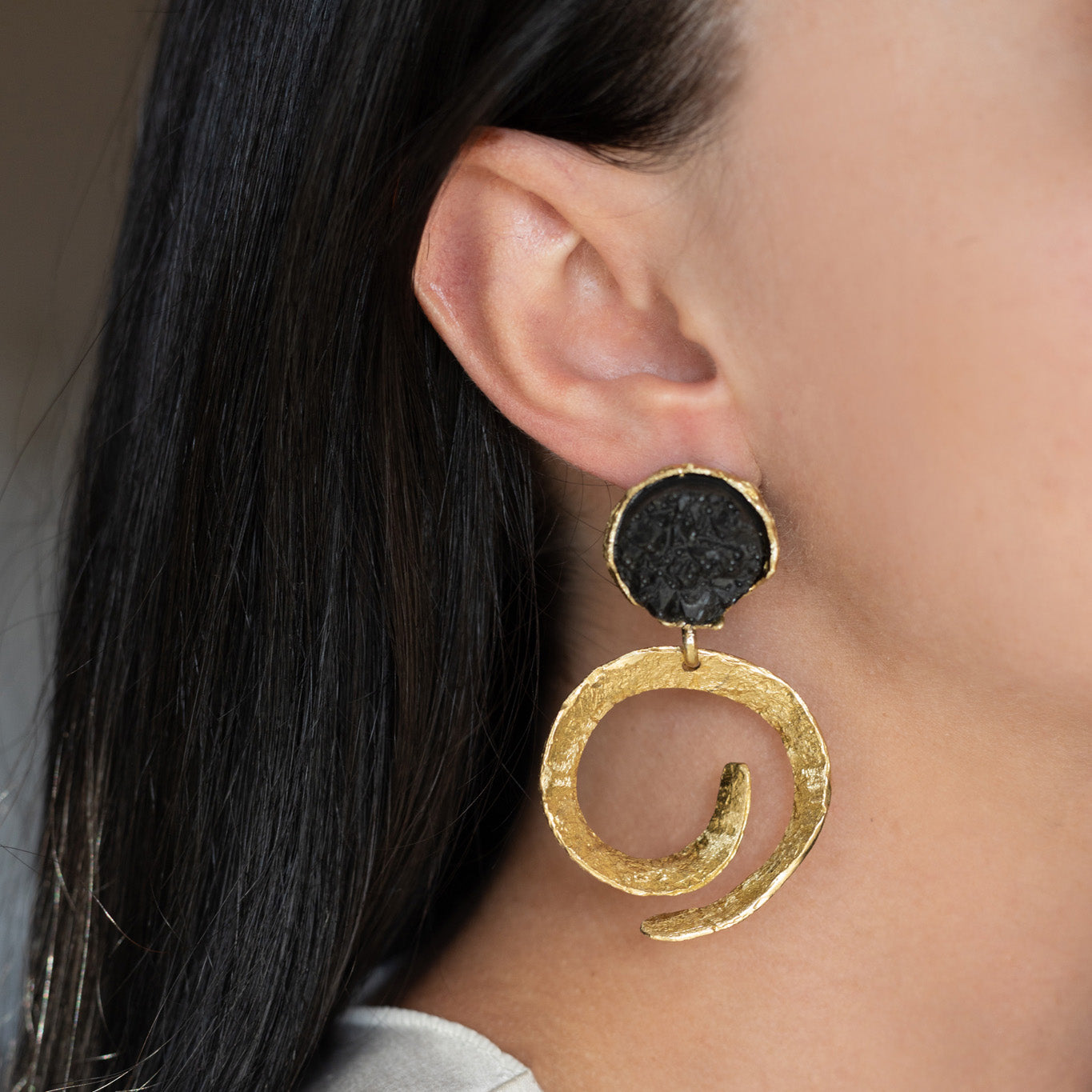 Spiral Earrings | The Nancy Smillie Shop - Art, Jewellery & Designer Gifts Glasgow Scotland