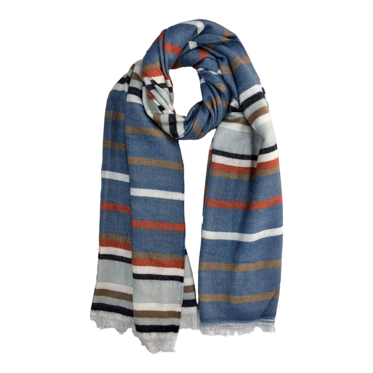 Striped winter scarf - The Nancy Smillie Shop - Art, Jewellery & Designer Gifts Glasgow