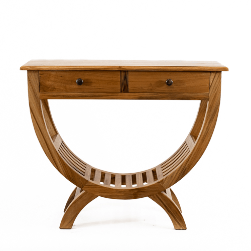 Teak Cantik Wall Table - The Nancy Smillie Shop - Art, Jewellery & Designer Gifts Glasgow