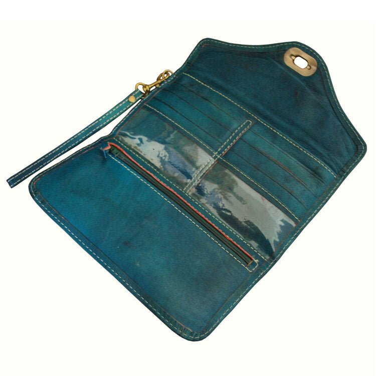 Teal Decorative Purse - The Nancy Smillie Shop - Art, Jewellery & Designer Gifts Glasgow