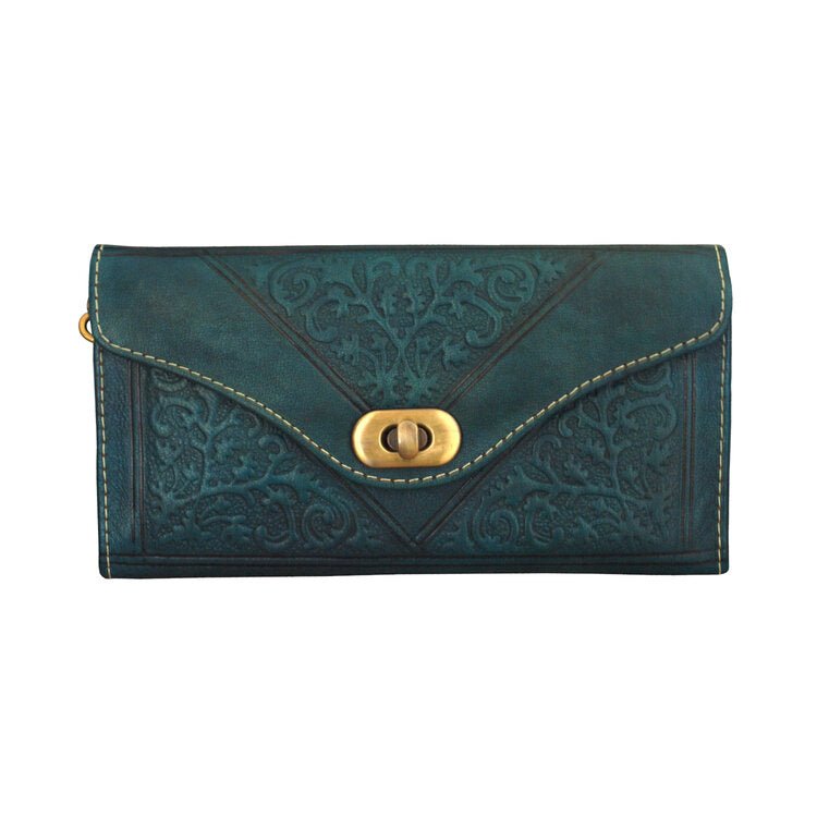 Teal Decorative Purse - The Nancy Smillie Shop - Art, Jewellery & Designer Gifts Glasgow