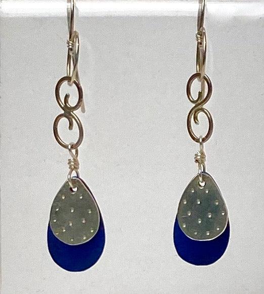 Teardrop Cluster Drops - The Nancy Smillie Shop - Art, Jewellery & Designer Gifts Glasgow