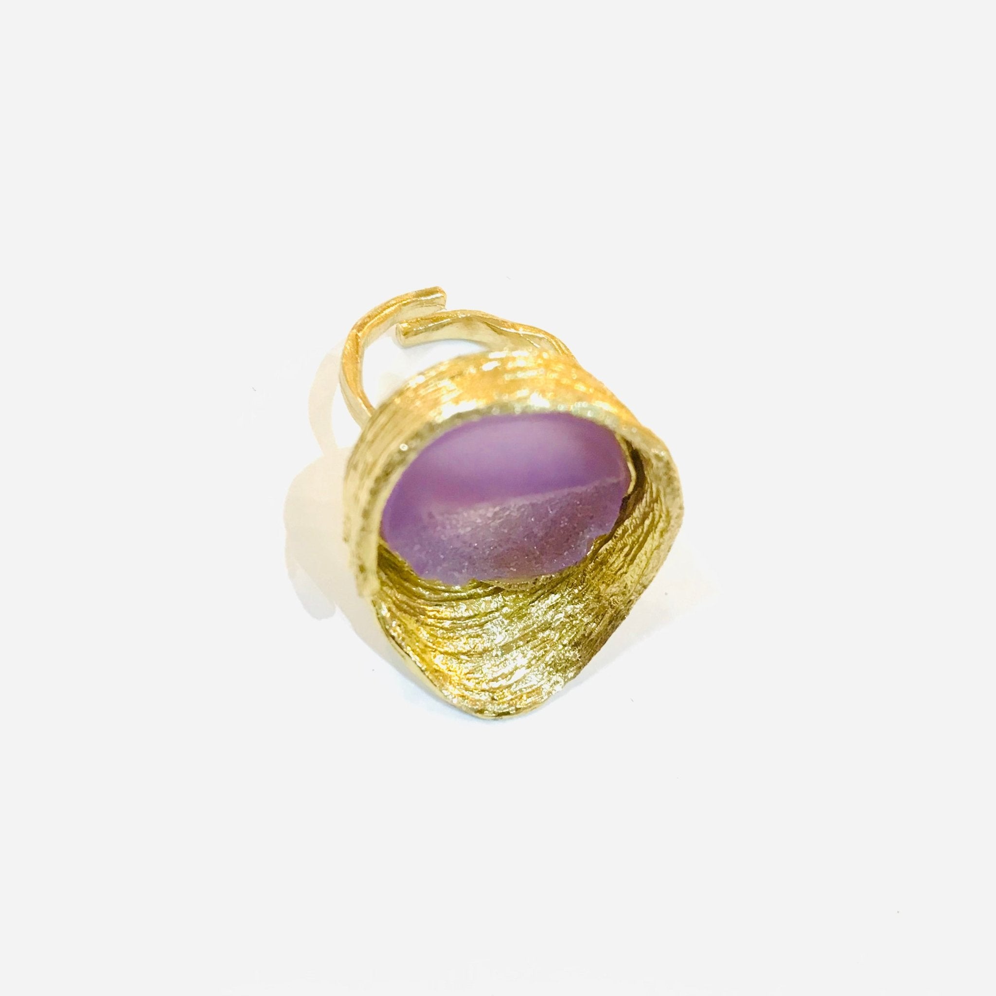 Violet Resin Ring - The Nancy Smillie Shop - Art, Jewellery & Designer Gifts Glasgow