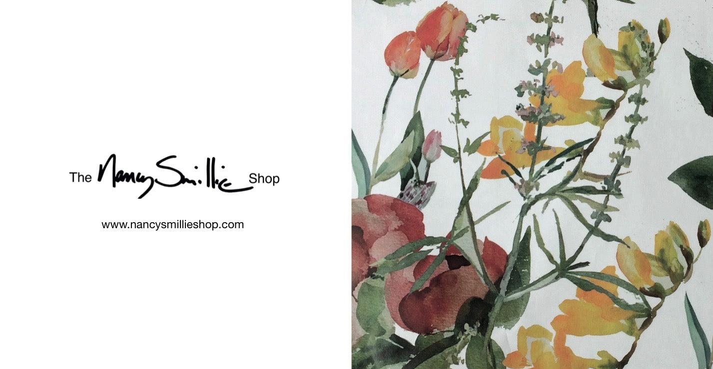 Watercolour Flowers Card - The Nancy Smillie Shop - Art, Jewellery & Designer Gifts Glasgow