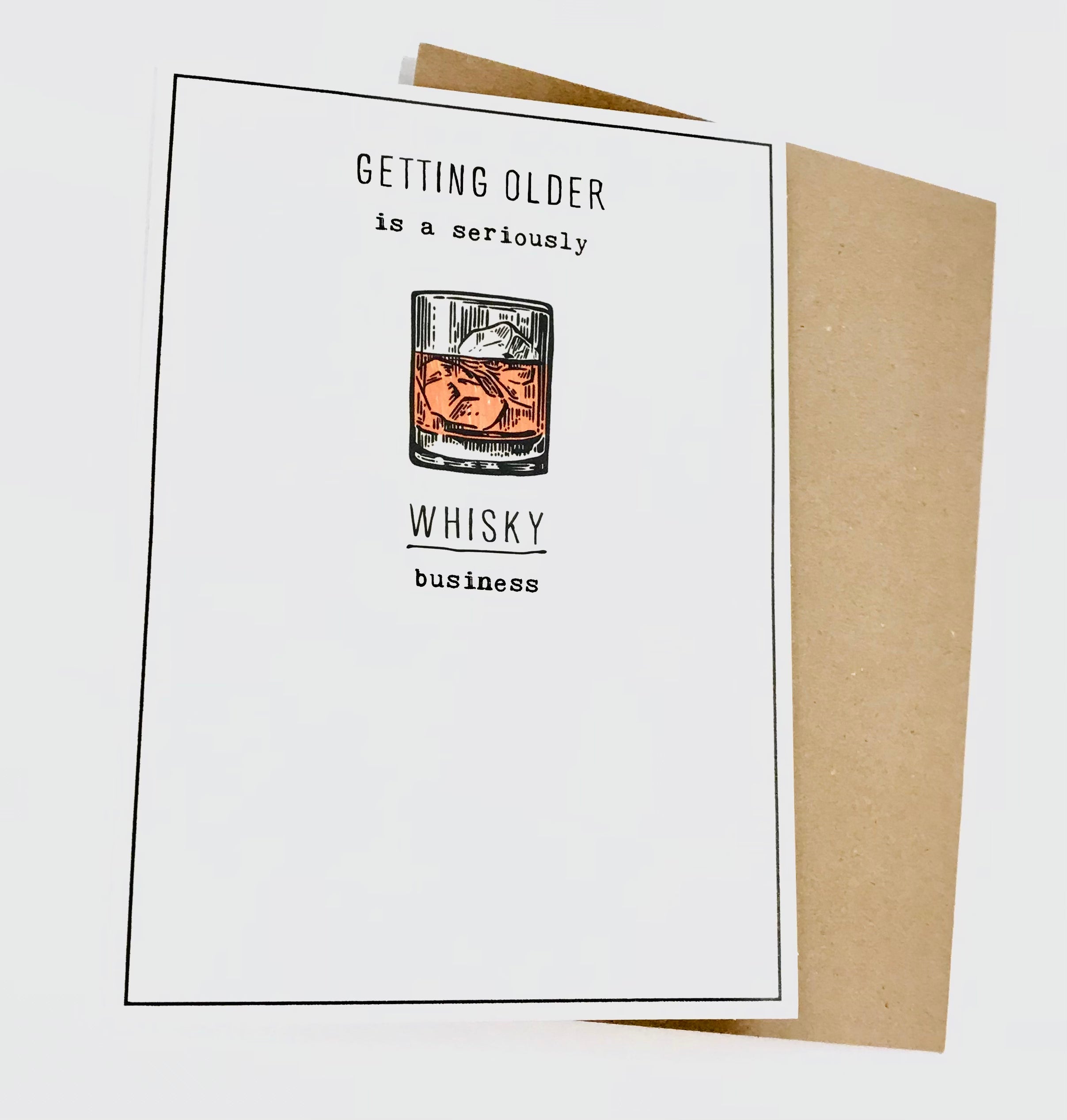 Whisky Business card - The Nancy Smillie Shop - Art, Jewellery & Designer Gifts Glasgow