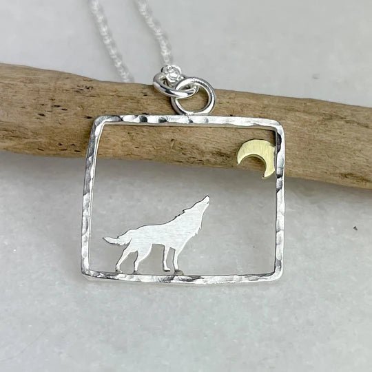 Wolf Necklace - The Nancy Smillie Shop - Art, Jewellery & Designer Gifts Glasgow