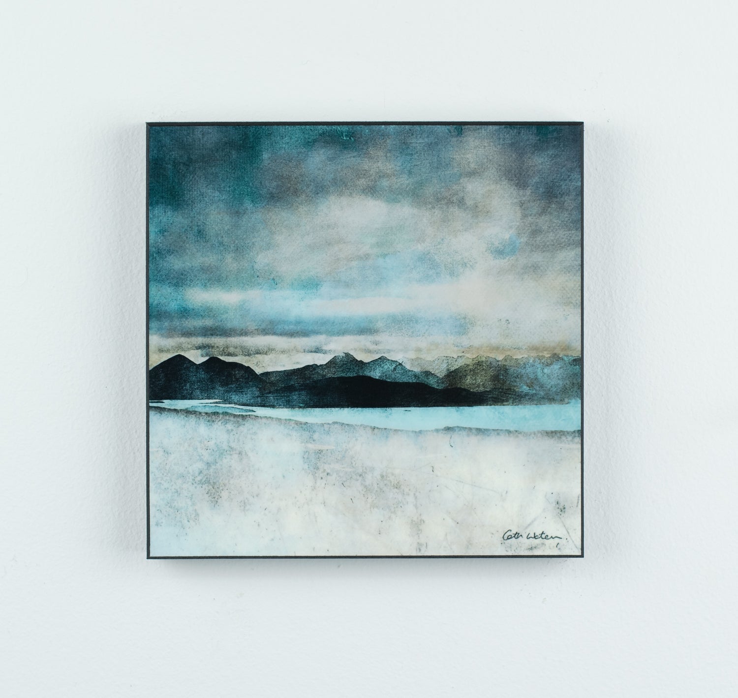 Wood Block Print Skye (Bealach) - The Nancy Smillie Shop - Art, Jewellery & Designer Gifts Glasgow